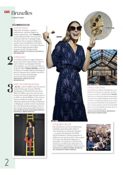 Manon ring of jewellery designer Enora Antoine in the magazine Gael