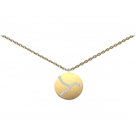 Necklace - Gold & diamonds