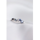 Magic ring - 18k gold, diamonds and blue sapphires